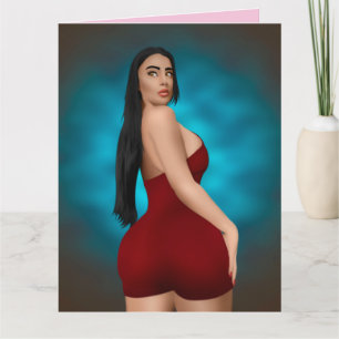 BIG BOTTOM BEAUTY HAPPY VALENTINE'S DAY BIG CARD