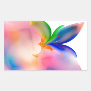 Big Bow Gift Box Rectangular Sticker