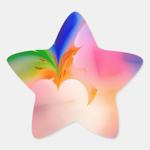 Big Bow Gift Box Star Sticker