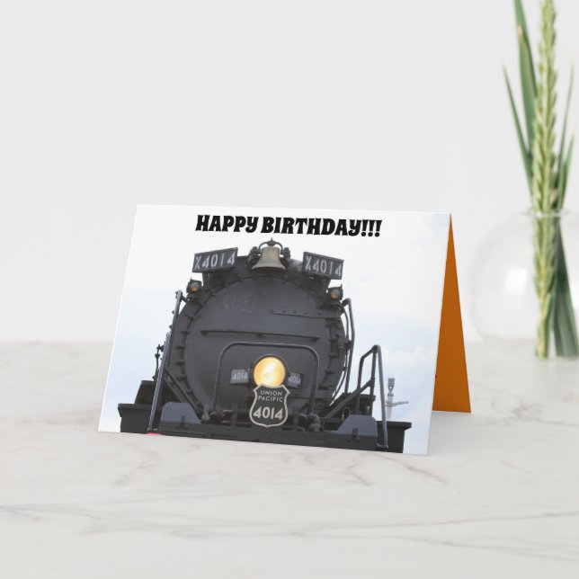 Big Boy 4014 Birthday Card (Front)