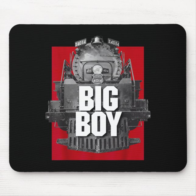 Big Boy 4014 Clic Steam Engine Retro Locomotive Ra Mouse Pad (Front)
