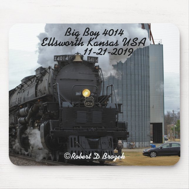 Big Boy 4014 Ellsworth Kansas USA Mouse Pad (Front)