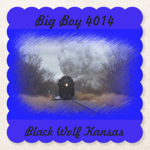 Big Boy 4014 Paper Coaster