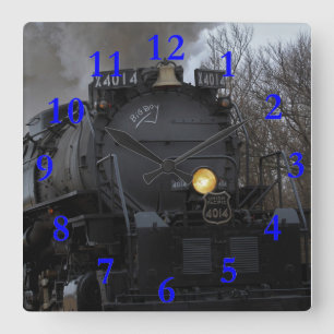 Big Boy 4014 Square Wall Clock