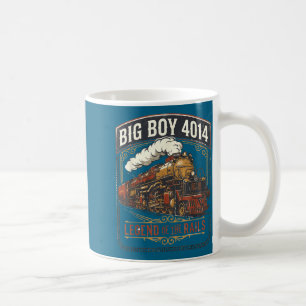 Big boy 4014 steam engine locomotive train vintage coffee mug