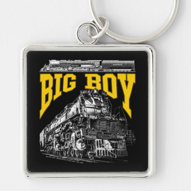 Big Boy 4014 Steam Loco. Union Pacific Class 4000 Key Ring (Front)