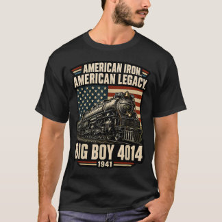 Big Boy 4014 Steam Locomotive Vintage American T-Shirt