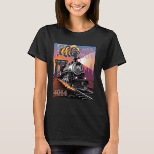 Big Boy 4014 Train Steam Engine Locomotive 4014 Ra T-Shirt