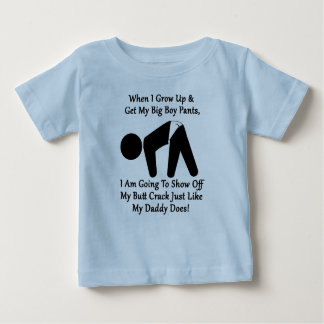 Big Boy Butt Crack Pants Toddler Tee