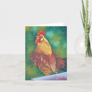 Big Boy, Cock-a-doodle Doo Note Card