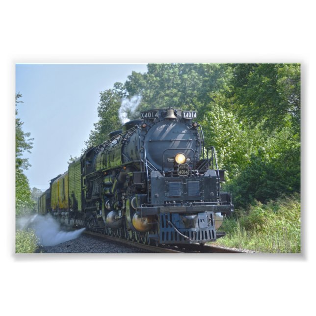 Big Boy No. 4014 Steam Locomotive Photo Print (Front)