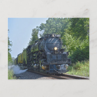 Big Boy No. 4014 Steam Locomotive Postcard
