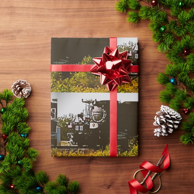 Big Boy No. 4014 Train Wrapping Paper (Holiday Gift)