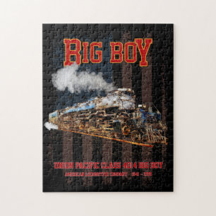 Big Boy Vintage Steam Train American Locomotive Jigsaw Puzzle