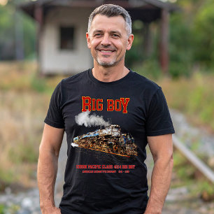 Big Boy Vintage Steam Train American Locomotive  T-Shirt