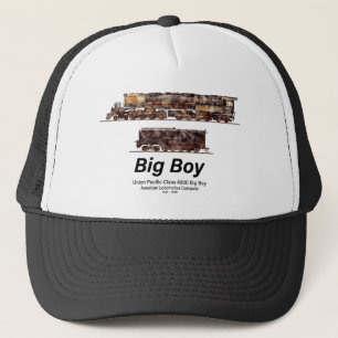 Big Boy Vintage Steam Train American Locomotive  Trucker Hat