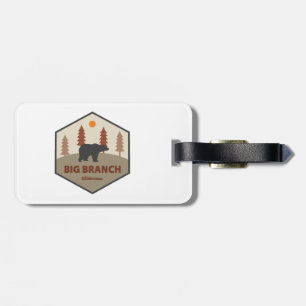 Big Branch Wilderness Vermont Bear Luggage Tag