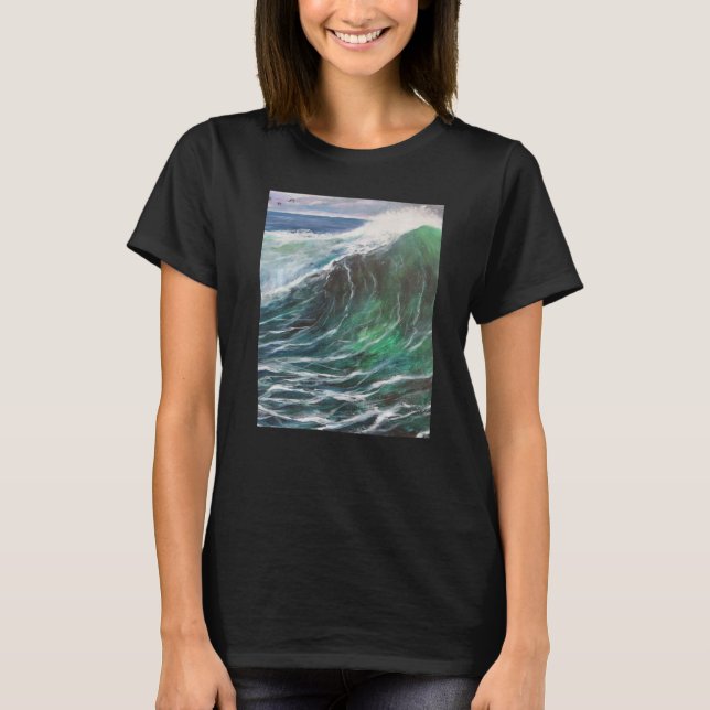 Big breaker Surf ocean wave T-Shirt (Front)