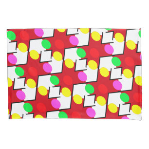 BIG BRIGHT BABY DOT PATTERN BUBBLY HAPPY   PILLOWCASE