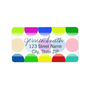 Big Bright Dots Label
