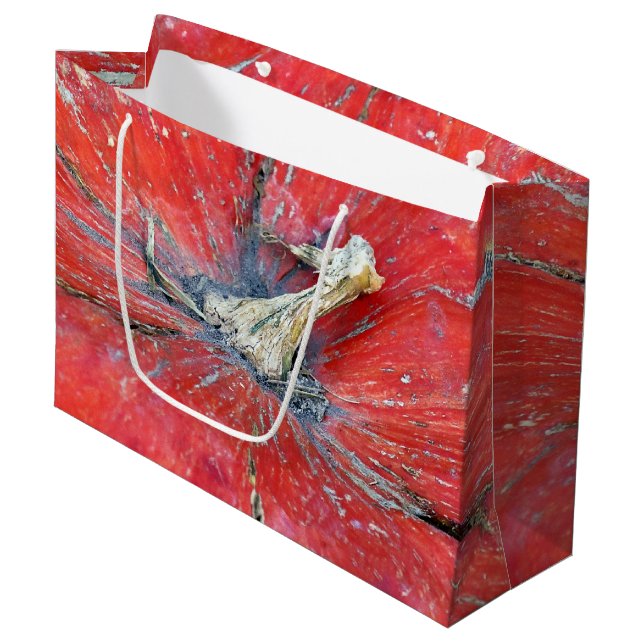 Big Bright Pumpkin Large Gift Bag (Front Angled)