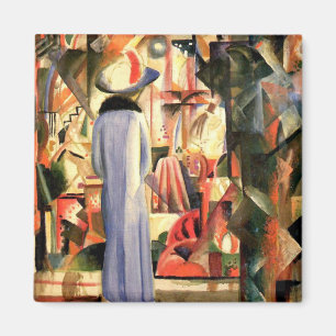 Big Bright Showcase by August Macke Magnet