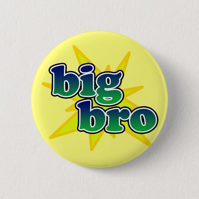 Big Bro 6 Cm Round Badge (Front)