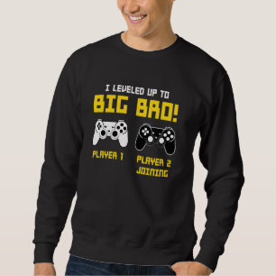 Big Bro Announcement Brother Gamer Controller Gami Sweatshirt