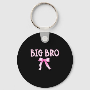 Big bro birthday squad matching coquette bow famil key ring