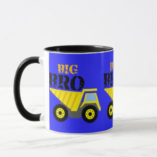 Big Bro Construction Yellow Dump Truck Mug