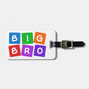 Big Bro custom luggage tag