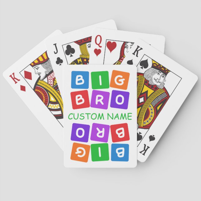 Big Bro custom playing cards (Back)