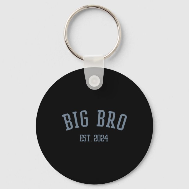 Big Bro Est. 2024 New Big Brother  Key Ring (Front)