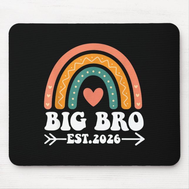 Big Bro Est 2026 New Big Brother Announcement Rain Mouse Pad (Front)