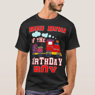 Big Bro Of The Birthday Boy Train Steam Locomotive T-Shirt