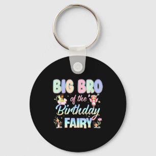 Big Bro Of The Birthday Fairy Little Girl Magical  Key Ring