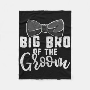 Big Bro Of The Groom Shirt For Men1 Fleece Blanket