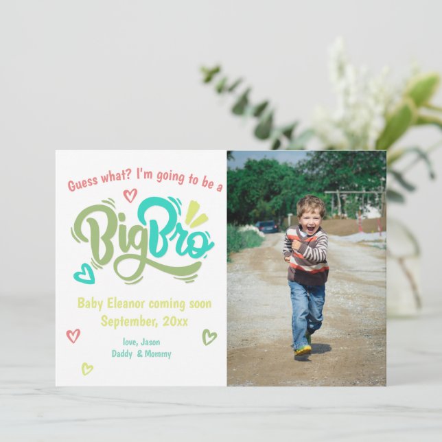 Big Bro photo Big Brother pregnancy announcement  (Standing Front)