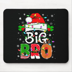 Big Bro Santa New Sibling Brother Announcement Xma Mouse Pad