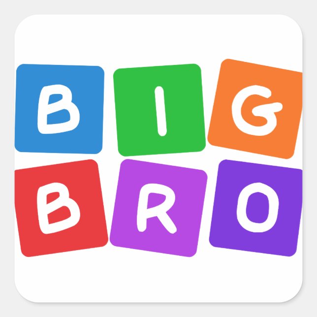 Big Bro stickers (Front)
