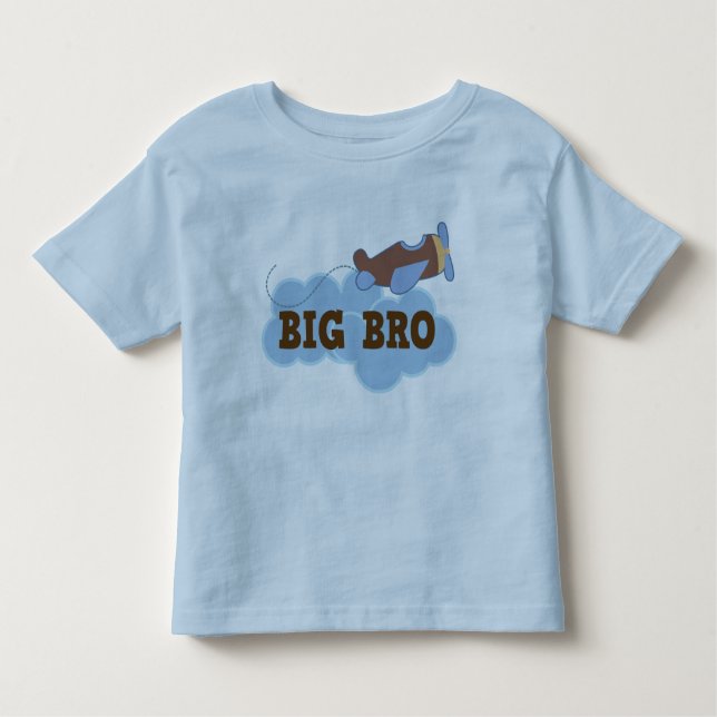 Big Bro vintage Aeroplane boys brother T-shirt (Front)