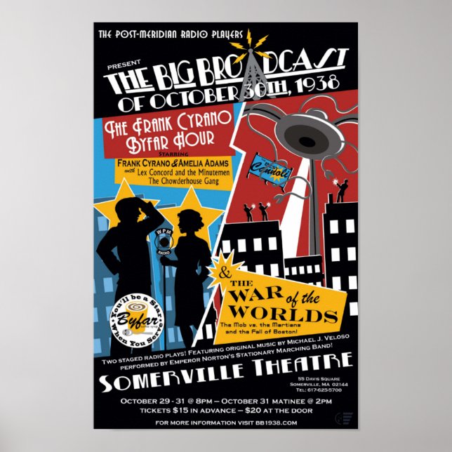 "Big Broadcast of October 30th, 1938" Poster (Front)