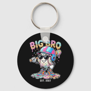 Big Brother 2027 Ice Cream Baseball Dripng New Big Key Ring