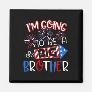 Big Brother 4th Of July Firework Pregnancy Announc Magnet