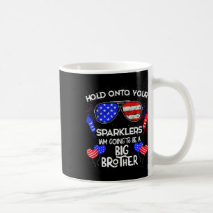 Big Brother 4th Of July Pregnancy Announcement  Coffee Mug