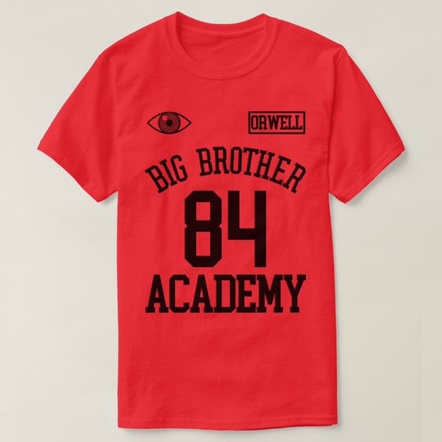 Big Brother Academy 1984 Jersey T-Shirt (Design Front)