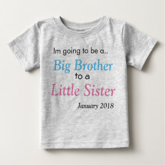 Big brother Announcement Baby T-Shirt