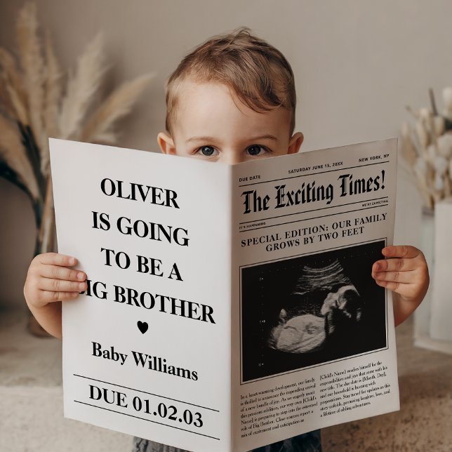 Big Brother Announcement Newspaper Fold  Poster (Creator Uploaded)
