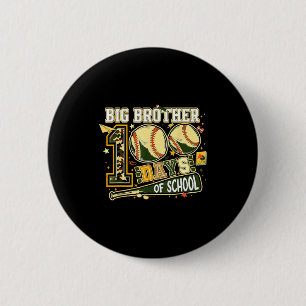 Big Brother Baby Brother Boy Maternity 100 Days Of 6 Cm Round Badge