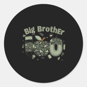 Big Brother Baby Brother Boy Maternity Boy School Classic Round Sticker